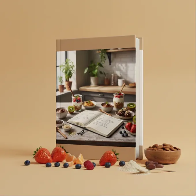 Portada del Planificador Semanal de Postres Saludables